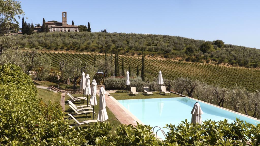 Villa Fattoria Abbazia Monte Oliveto San Gimignano Exterior foto